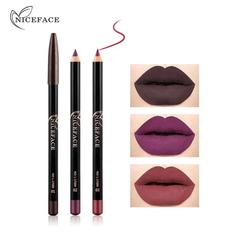 12 Colors/Set Lip Liner,Waterproof Long-lasting Lip Liner Pencil,Matte Lipliner Set Makeup Cosmetic