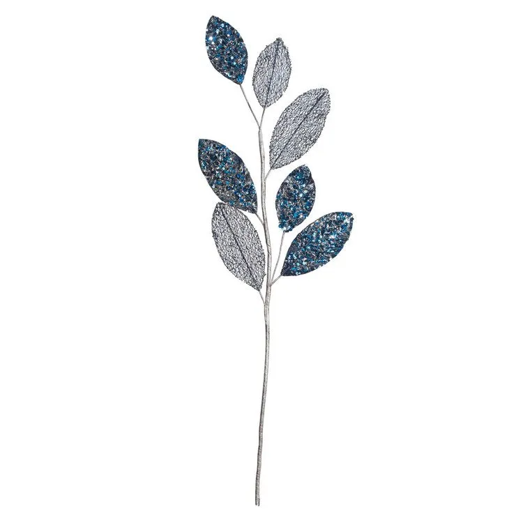 20" Blue Mesh Apple Leaf Sprays 3 Per Bag