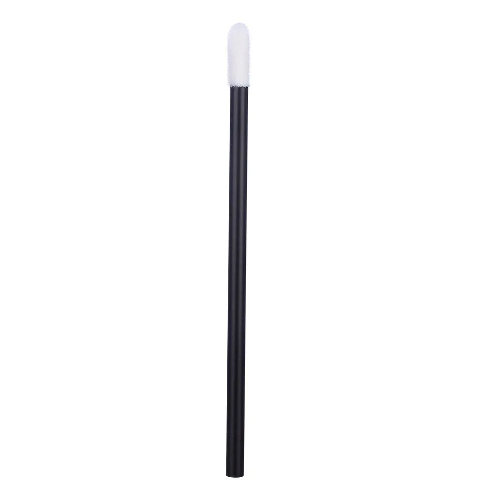 300pcs Disposable Lip Brush Lip Gloss Applicators Lipstick Wands Tool Kits (300) 300 Black