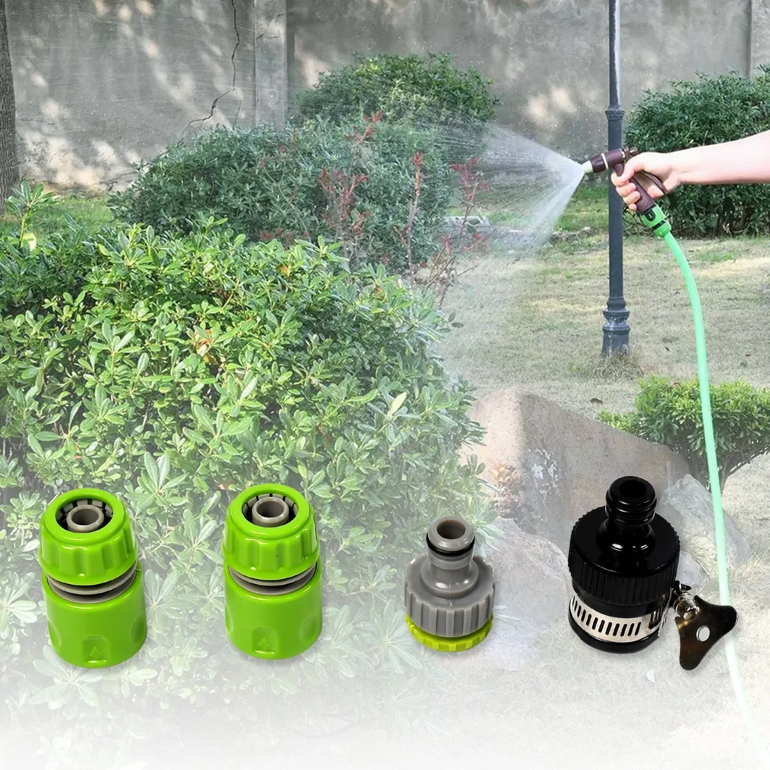 7525 Water Spray Nozzle, Hose Sprayer, High Pressure Long Range Zinc Alloy Rotatable for Gardening Spray Adjustable High Pressure Car Washer Washing Water Spray Gun