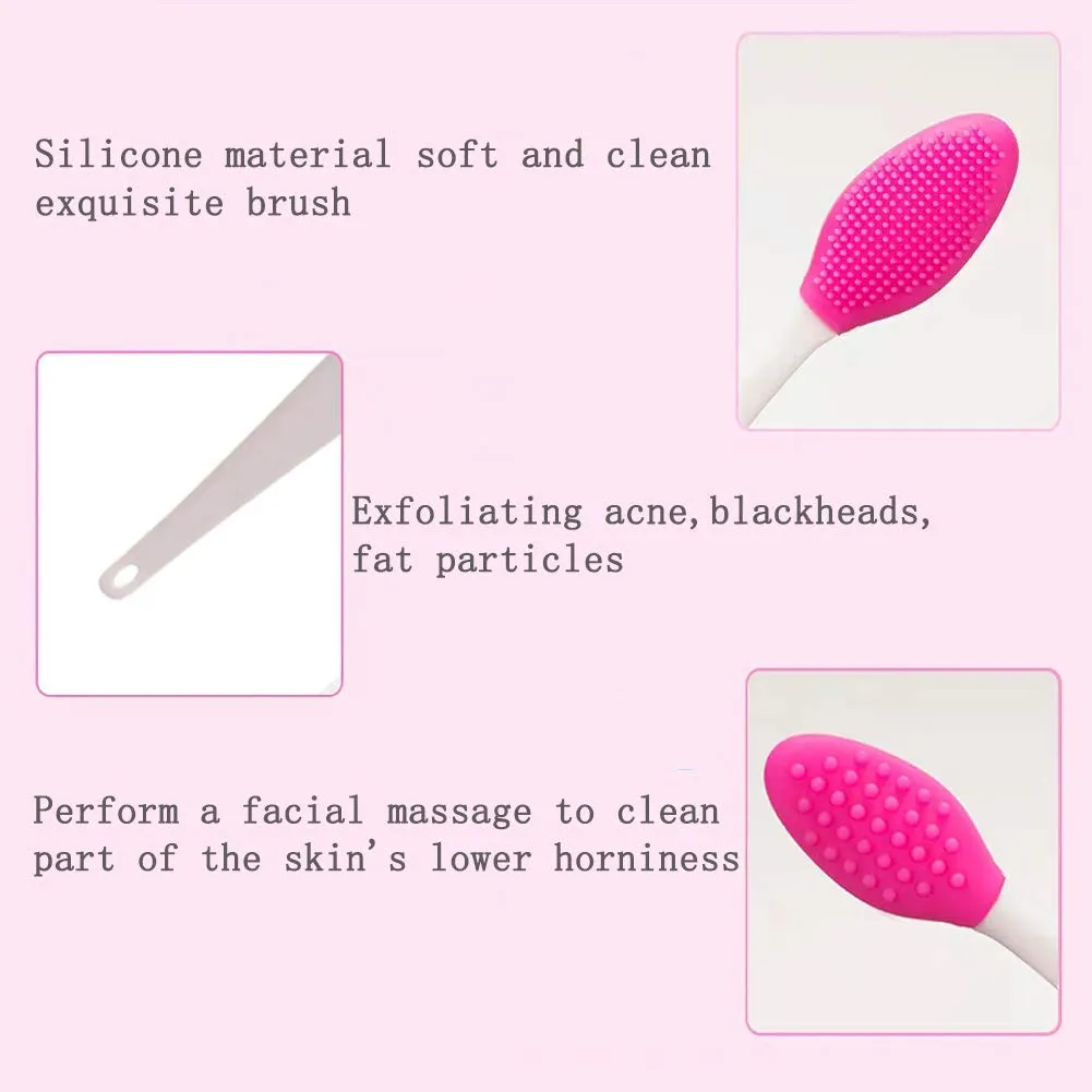 Beauty Sponge Makeup Blender(6 Pcs) Makeup Sponge Blender Beauty Set Flawless Application for Liquids,Concealer,Cream,Powder   Lip Scrub Brush(1 Pcs) for Smoother and Fuller Lip Appearance Orange