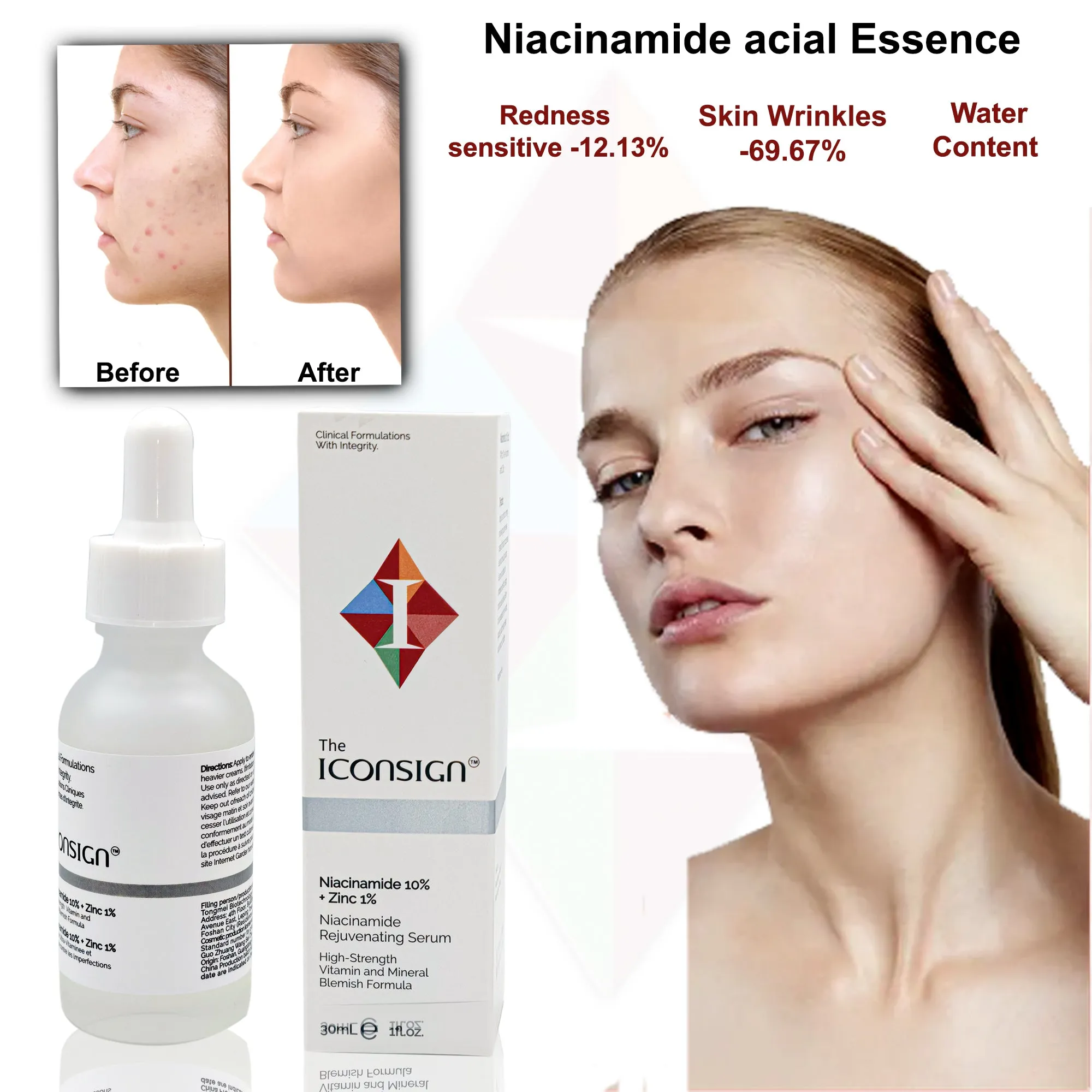 Best Face Serum – Vitamin C & Niacinamide for Glowing Skin | Iconsign UAE