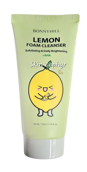 Bonnyhill Lemon Foam Cleanser: Exfoliating and Daily Brightening