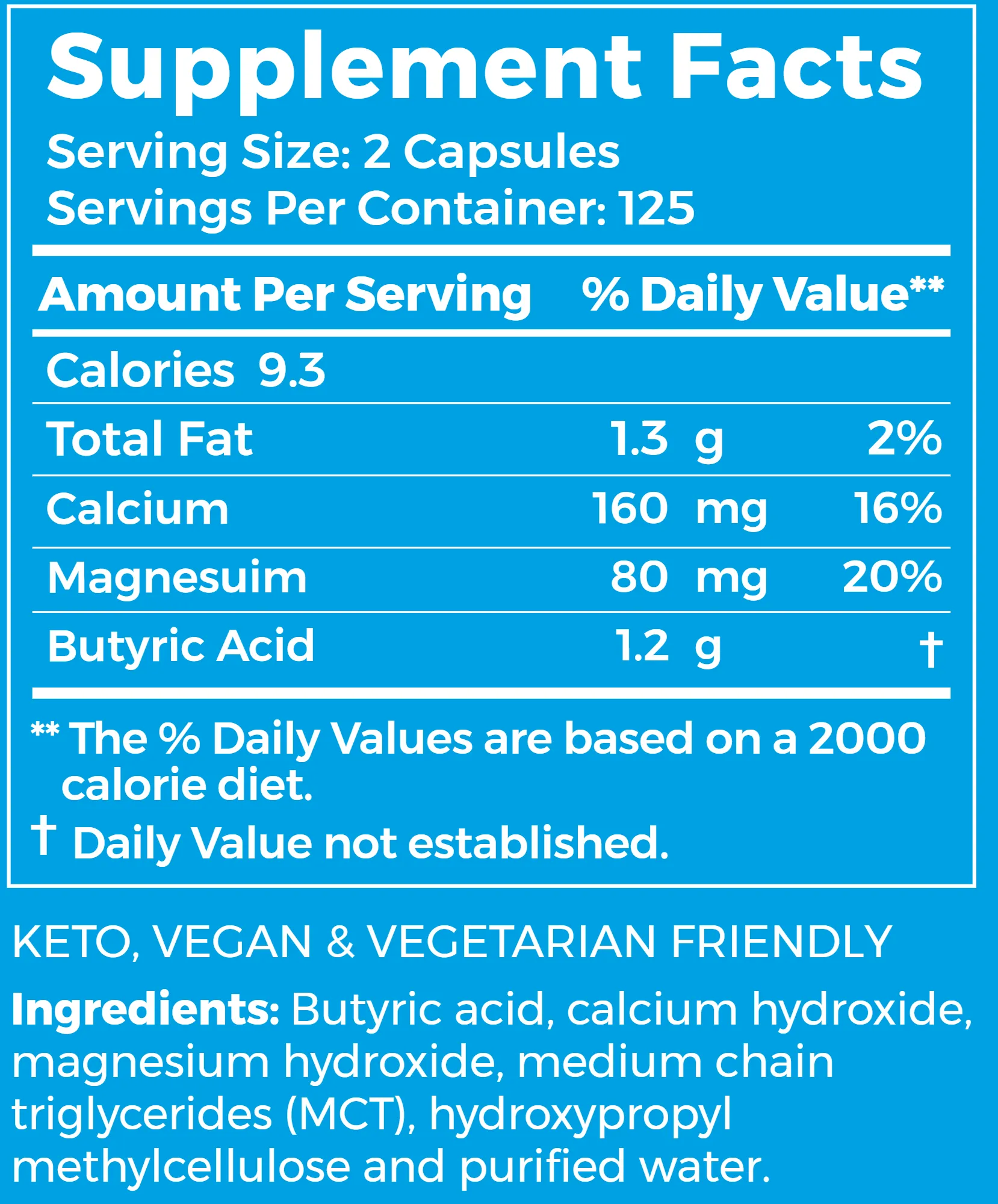 Calcium/Magnesium Butyrate