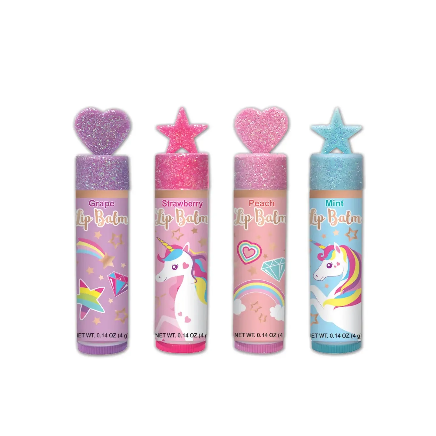 Hot Focus Unicorn Lip Balm (4 Pack)