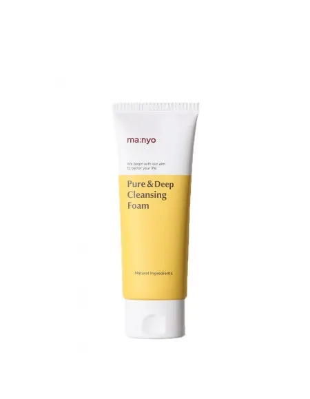 MANYO pure & deep cleansing foam غسول البشرة الرغوي للتنظيف العميق من مانيو