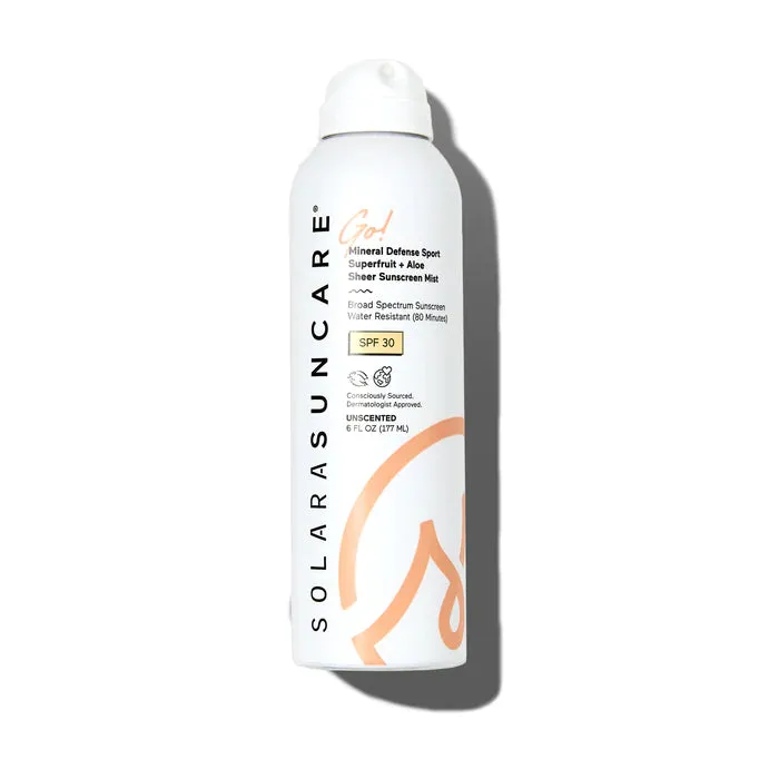 Mineral Defense Sport Superfruit   Aloe Sunscreen Mist | SPF 30