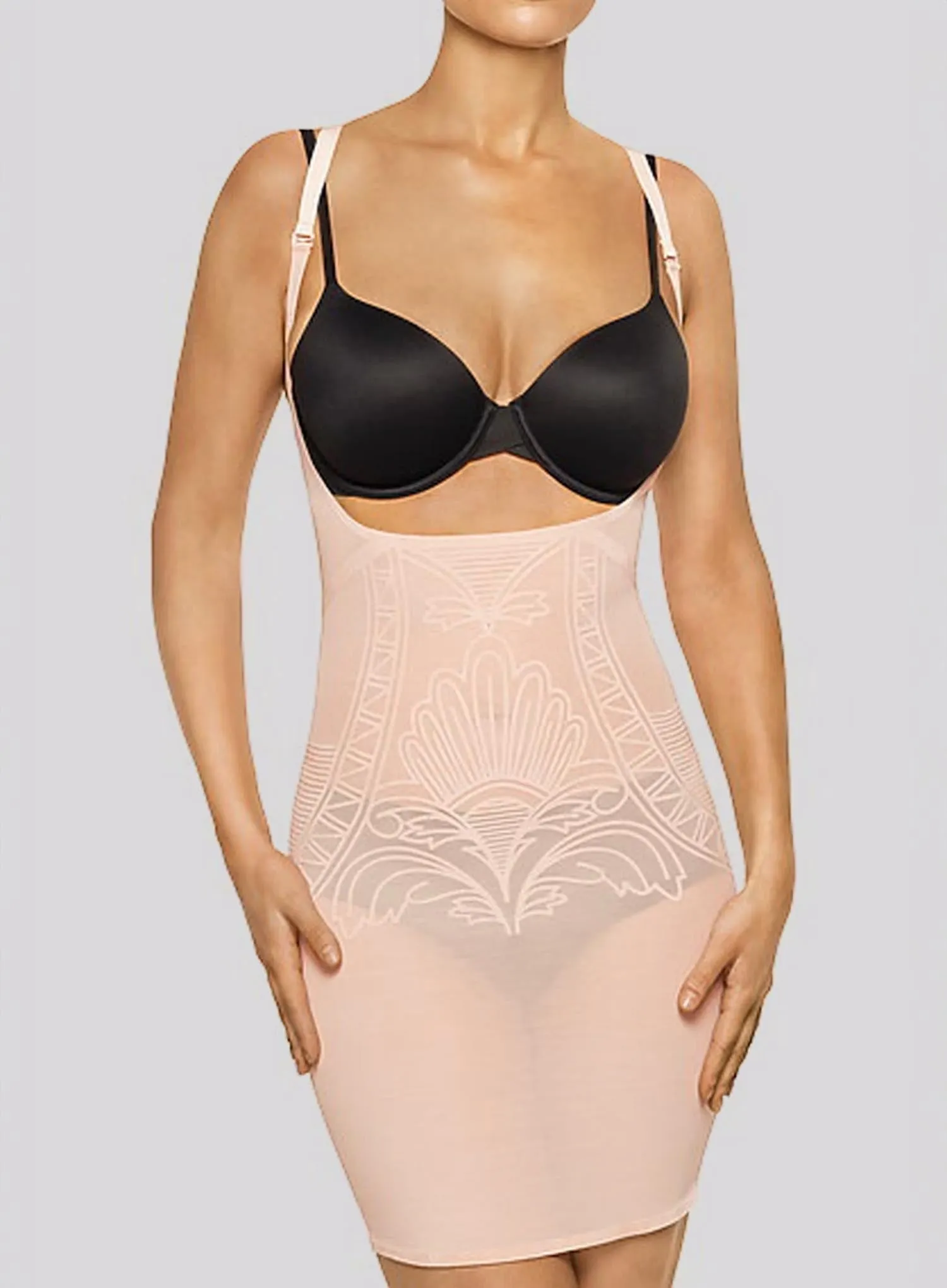 Nancy Ganz: Enchante Underbust Slip Blush