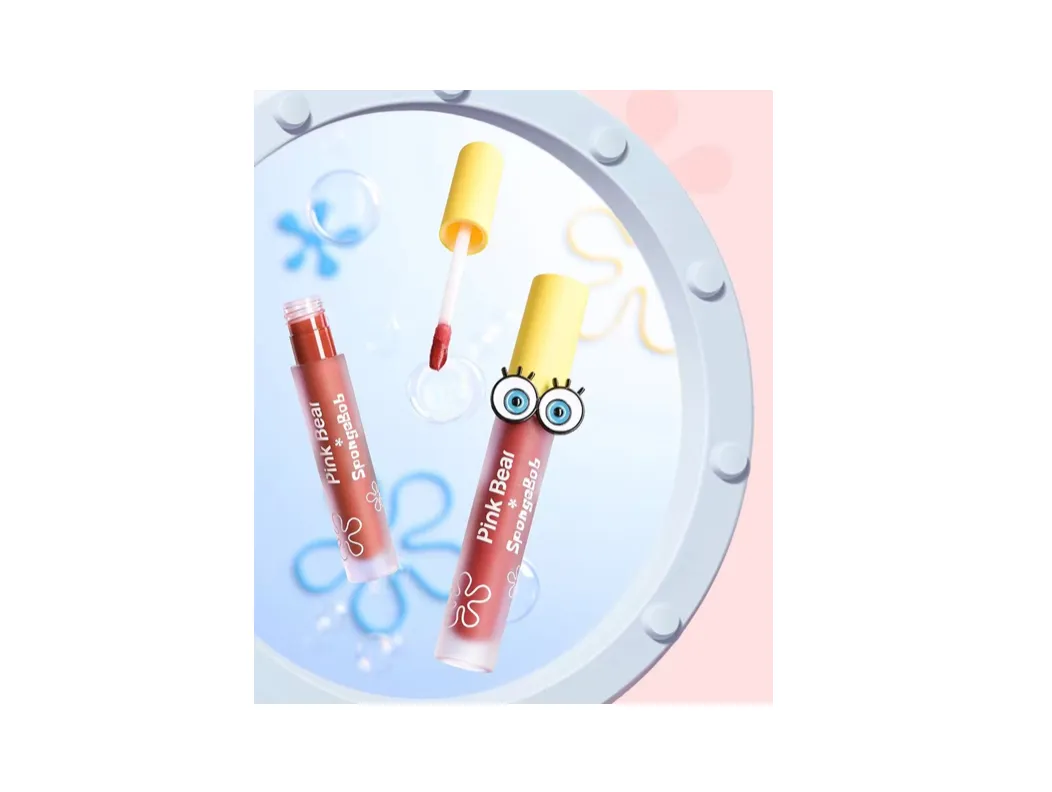 Pink Bear SpongeBob Squarepants Mirror Lip Glaze