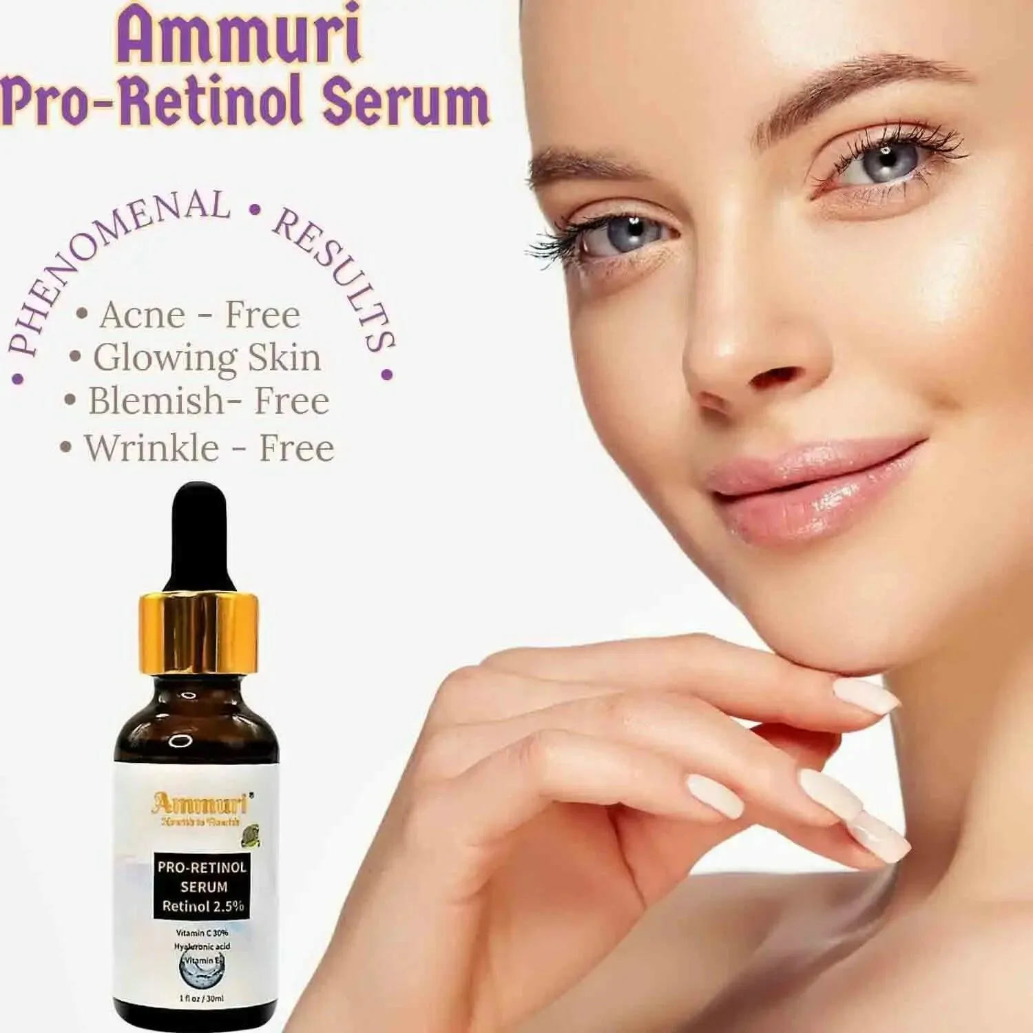 Retinol Serum Anti Age Vitamin C  Hyaluronic Acid Serum Retinol Serum Cream