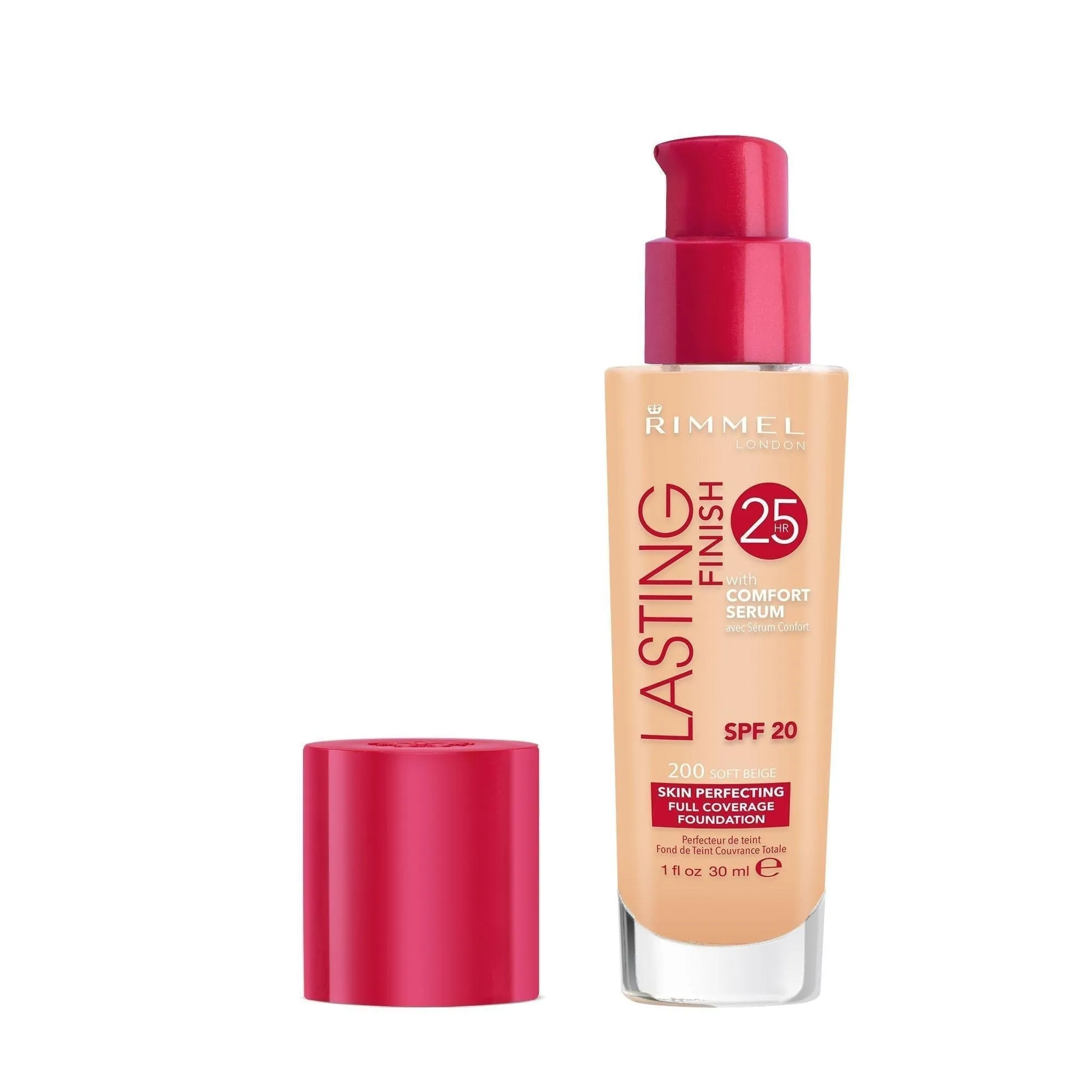 Rimmel Lasting Finish 25 Hour Foundation - Soft Beige 30 Ml