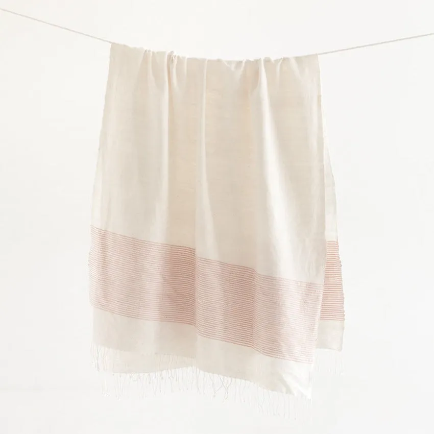 Riviera Throw - Blush