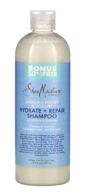 SheaMoisture Manuka Honey & Yogurt Shampoo 19oz