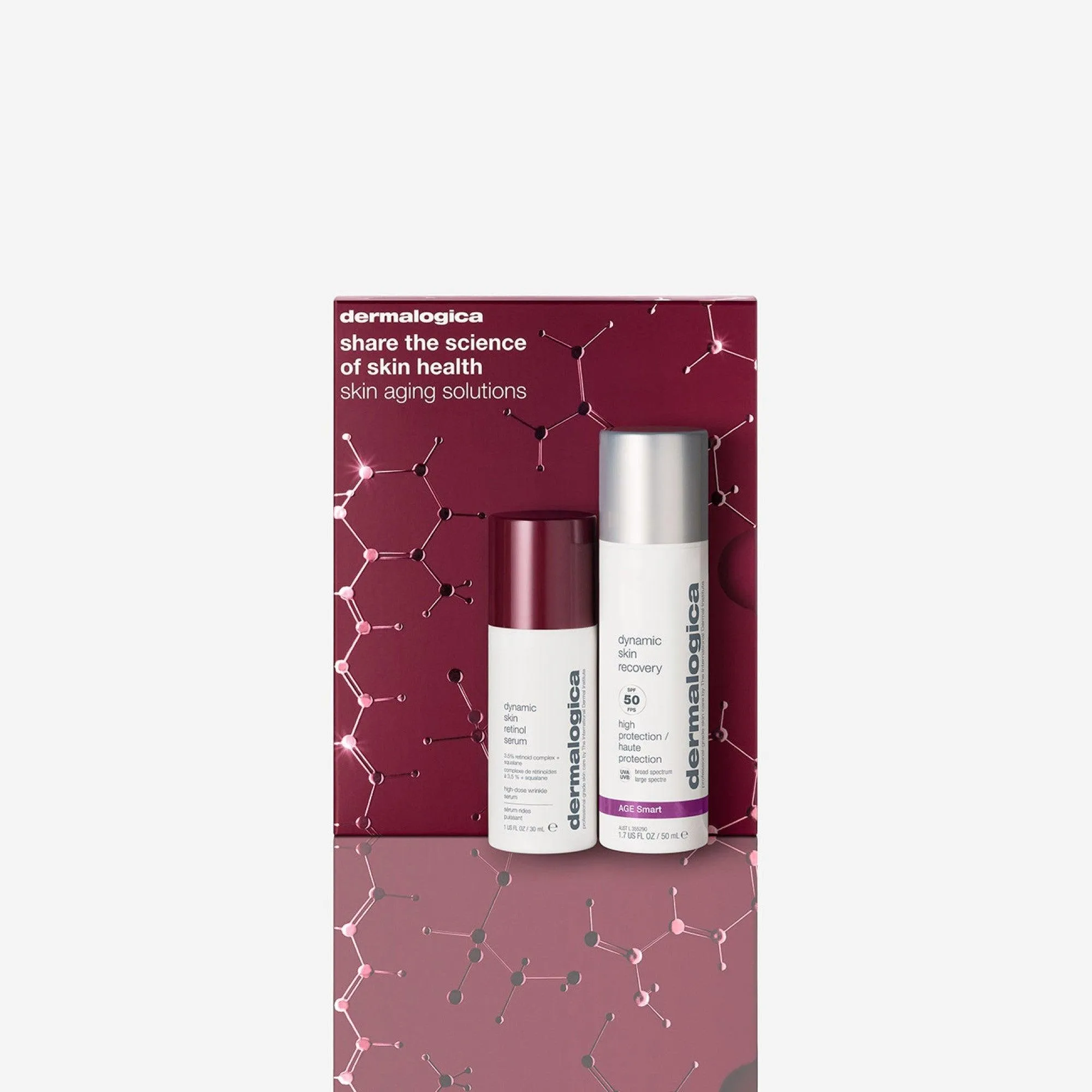 skin aging solutions set (2 full-size best sellers) worth RM629